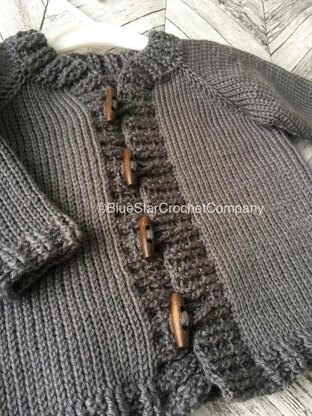 Toggle shop button cardigan