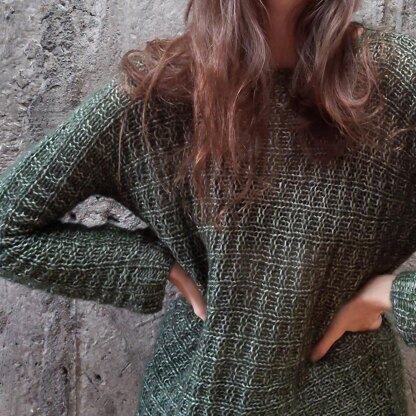 Woven Palm Sweater
