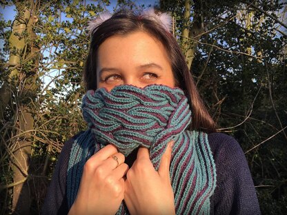 Wren Brioche Scarf