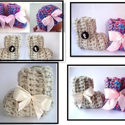 679 HAT AND BOOTIES SET