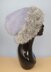 Faux Fun Fur Trim Slouch Hat