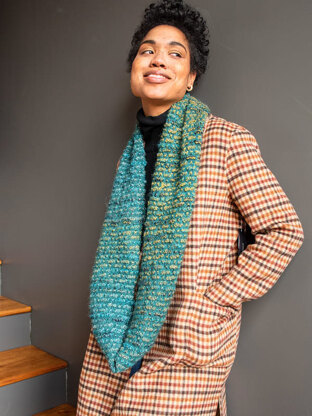 Dunya Cowl in Berroco Topaz and Aerial PDF