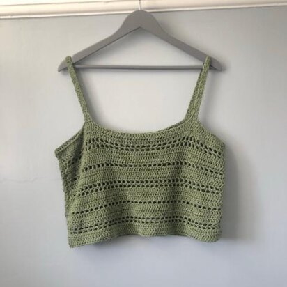 Breezy Summer Crochet Crop Top