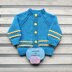 Jax Baby cardigan knitting pattern 0-9/12mths approx