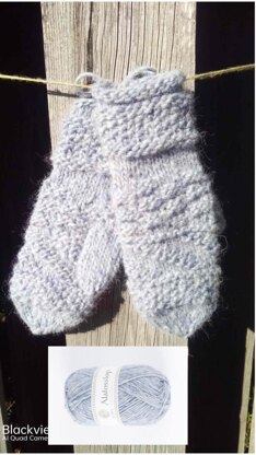Wild Island Textured Mittens