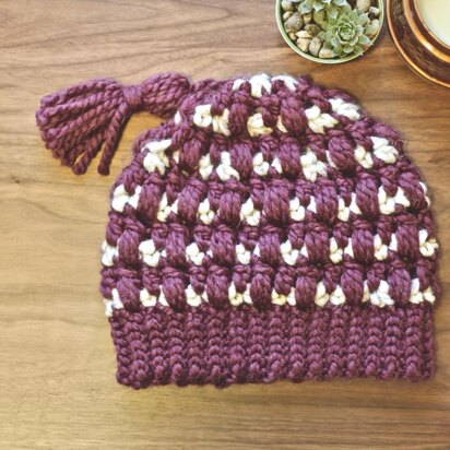 Madeleine Tasseled Beanie