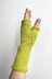 Cashmere Lime fingerless gloves
