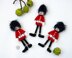 Queens guard ornament  knitting flat