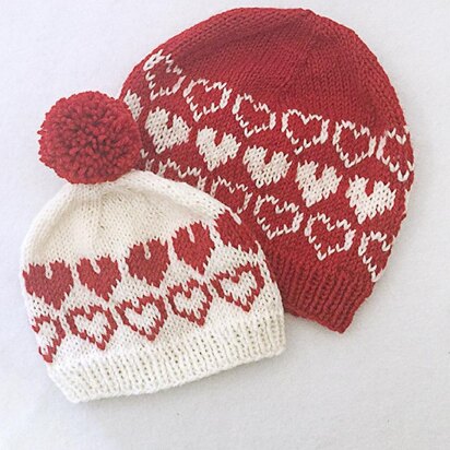 Hearts All Around Hat