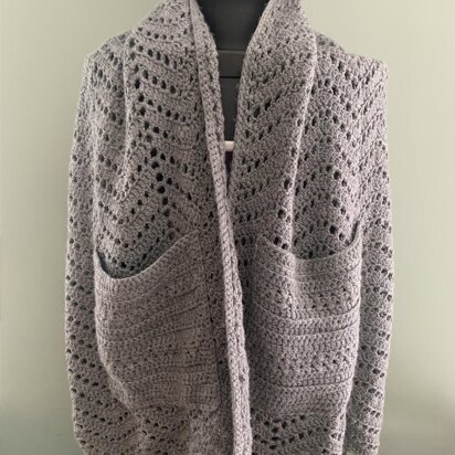 Ripple Pocket Shawl