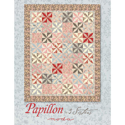 Moda Fabrics Papillon Quilt - Downloadable PDF
