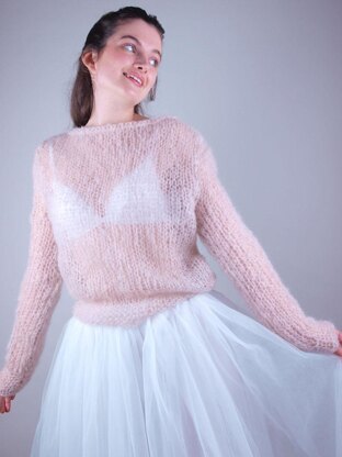 Light mohair sweater