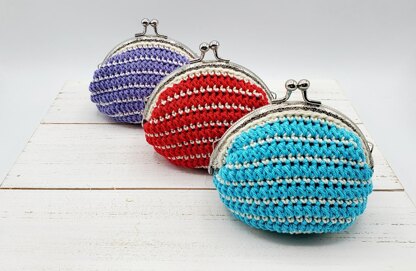 Stripy Coin Purse