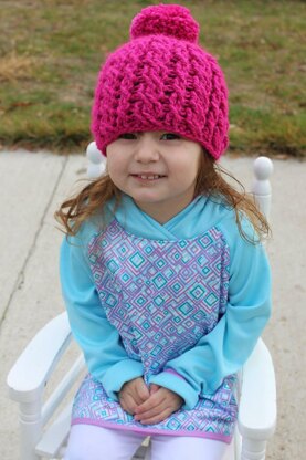 Chunky Double Cable Beanie