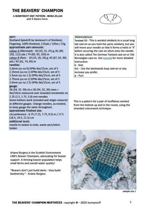 The Beavers' Champion muffatees