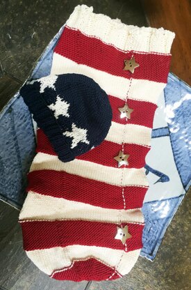 Stars and Stripes Swaddle Sack