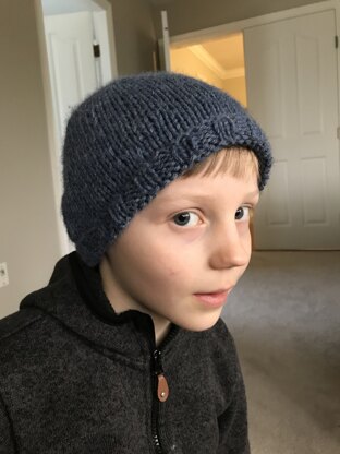 Blue beanie