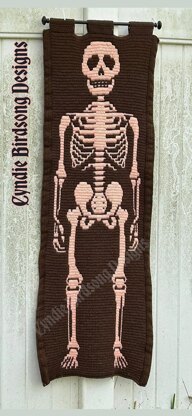 Sir Skelly Bonesington wall hanging