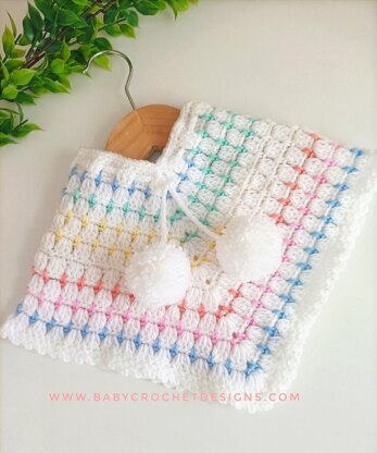 Rainbow Drops Poncho