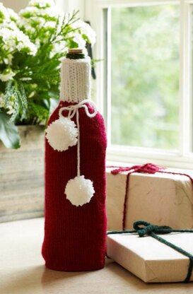 Wrap Your Bottle Cozy in Red Heart Super Saver Economy Solids - LW3664