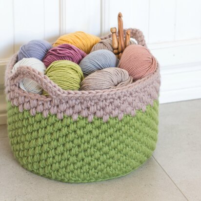 Woodland Moss Chunky Basket