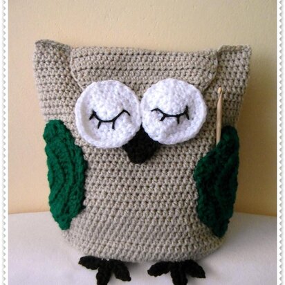 'Owl help you' project bag 