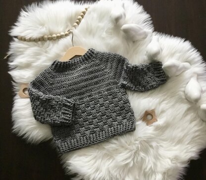 Harmony Basketweave Boy & Girl Sweater N 638