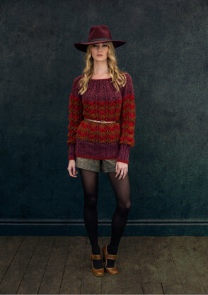 Umbria Sweater in Louisa Harding Esquel - L203