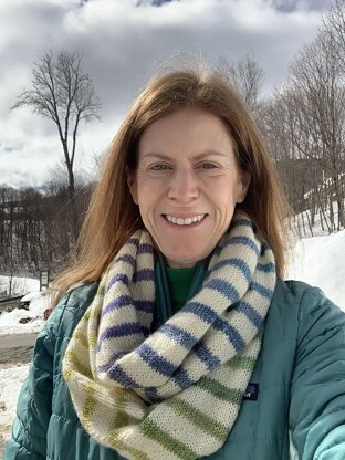 Carousel of Stripes Infinity Scarf