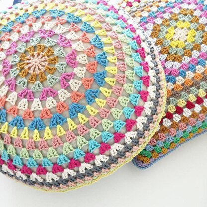 Round Granny Pillow