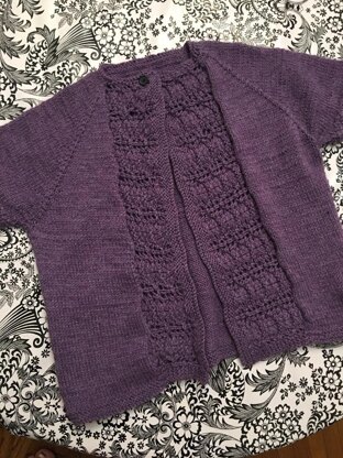 2019 Purple Summer Waves Cardigan