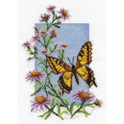 Panna Swallowtail Cross Stitch Kit
