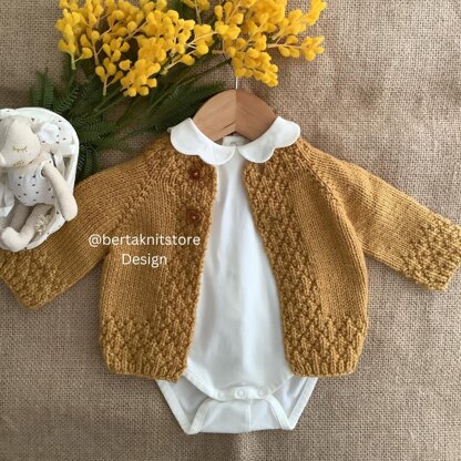 Pineapple Cardigan and Romper