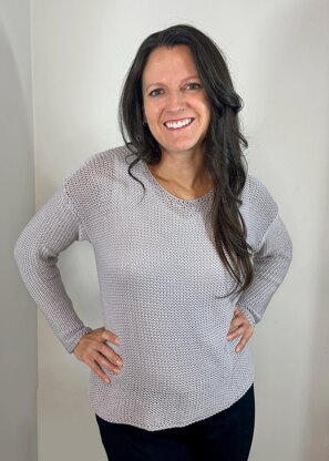 Machine Knit Simple Stitch Sweater