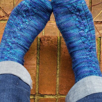 Winding Stream Socks