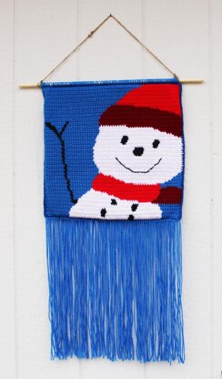 Snowman Pillow or Banner