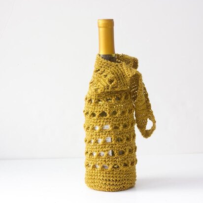 Sparkly Wine Cozy Tote