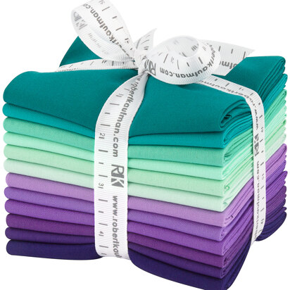 Robert Kaufman Kona Cotton Solids Fat Quarter Bundle - FQ-1382-12