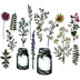 Sizzix Framelits Dies By Tim Holtz 23/Pkg - Flower Jar