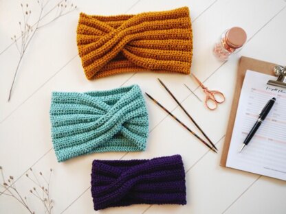 Knitting Pattern - Headband NIA - No.245E