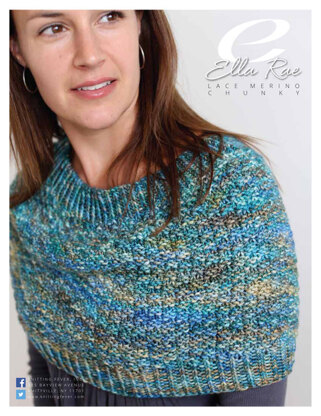 Box Stitch Cowl in Ella Rae Lace Merino Chunky - ER13-01