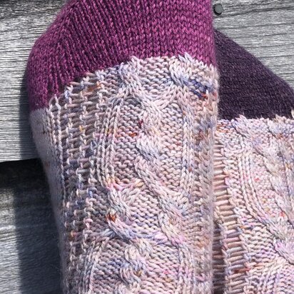 Twisted Lace Socks
