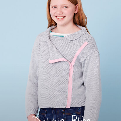 Sidney Jacket - Knitting Pattern For Kids in Debbie Bliss Cotton DK