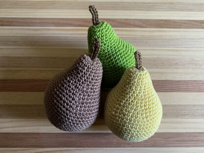 Crochet Pear Pattern