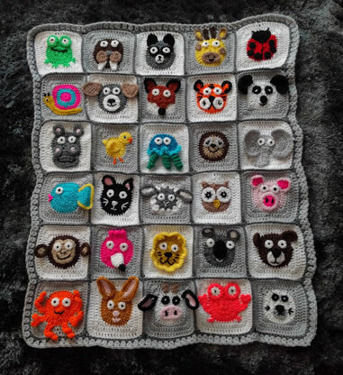 Zookeepers baby blanket