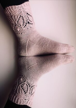 Lavender Bloom Socks