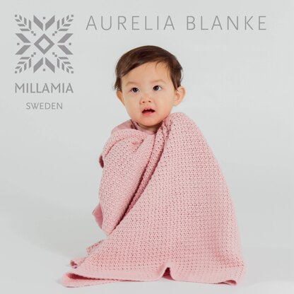 Aurelia Blanket - Afghan Crochet Pattern For Babies in MillaMia Naturally Baby Soft by MillaMia