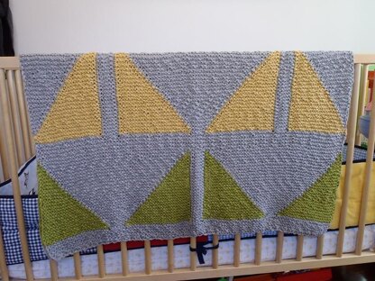 Triangles Baby Blanket