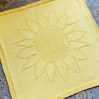 Sunflower Blanket - knitting pattern