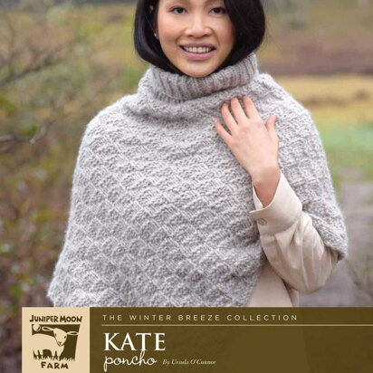 The Winter Breeze Collection - Kate Poncho in Juniper Moon Farm - 17114 - Downloadable PDF